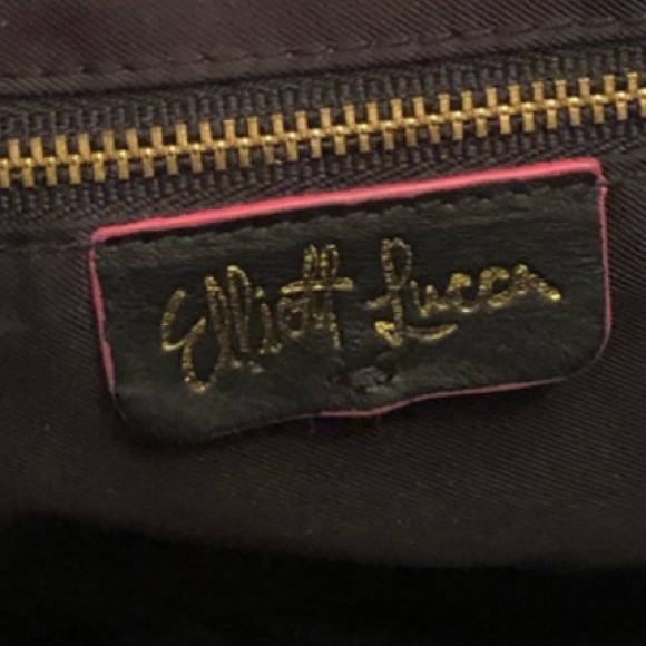 Elliott Lucca black leather Satchel (cross body bag) - Picture 13 of 17